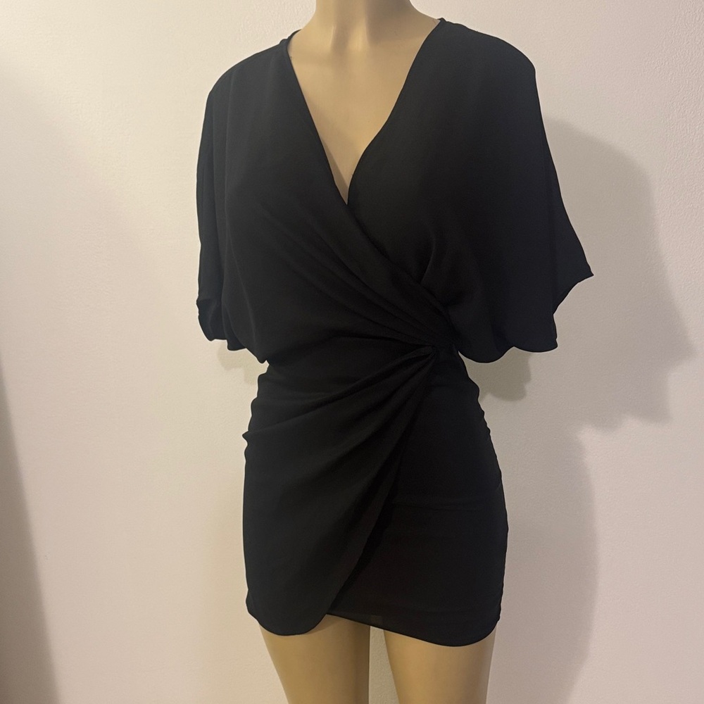 Marciano Elegant Black Wrap Dress Size XXS